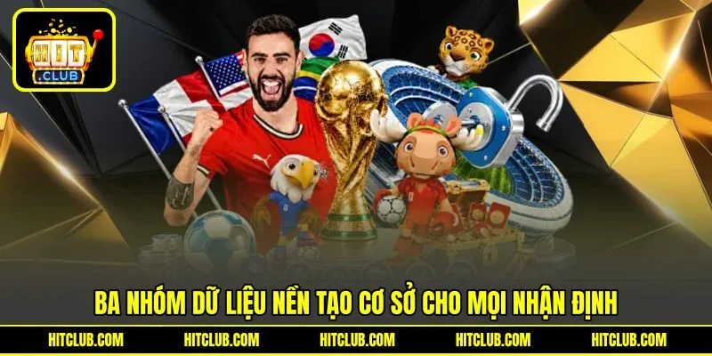 3 nhóm dữ liệu nền tạo cơ sở cho mọi nhận định
