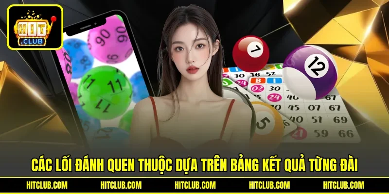 Các lối đánh quen thuộc dựa trên bảng kết quả từng đài