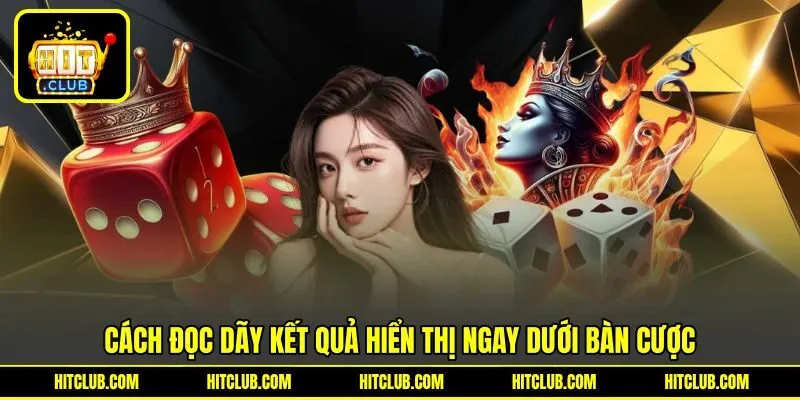 Cách đọc dãy kết quả hiển thị ngay dưới bàn cược Cách đọc dãy kết quả hiển thị ngay dưới bàn cược
